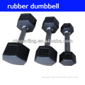 High quality rubber dumbbells